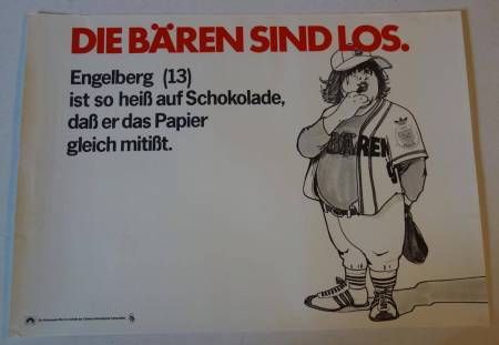 The Bad News Bears original release german movie poster set